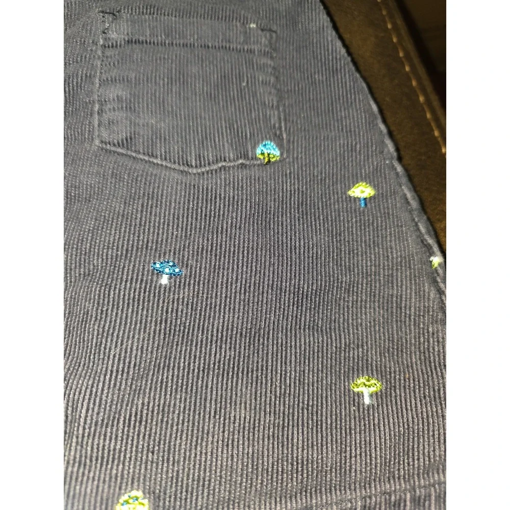 Vintage Gymboree hide N seek corduroy skort with mushrooms size 4